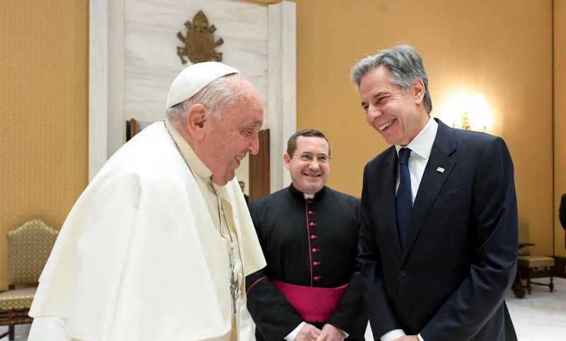 News Photo 1 - Europe - Otta Nottathil - antony_blinken_visited_pope_francis_nov_26