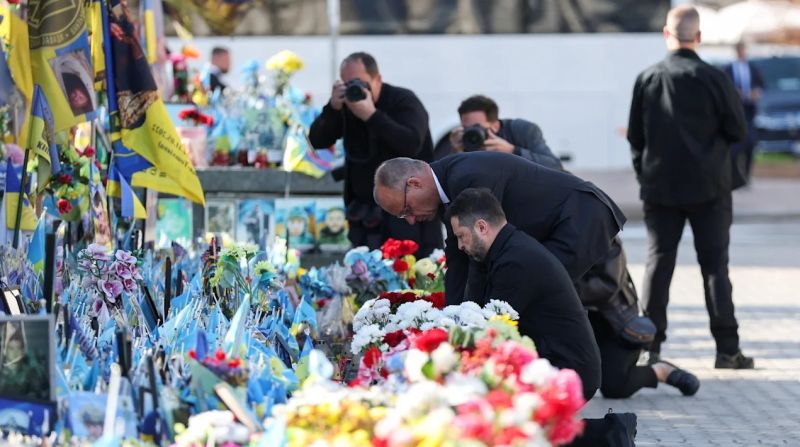 Germany - Otta Nottathil - Drone_Attack_during_Merz_visit_Russia_strikes_Kyiv_bridge_amid_Chancellor_trip News Photo 2 - Germany - Otta Nottathil - Drone_Attack_during_Merz_visit_Russia_strikes_Kyiv_bridge_amid_Chancellor_trip
