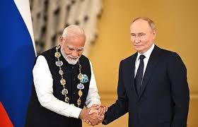 Photo #1 - Europe - Otta Nottathil - modi_putin_medal